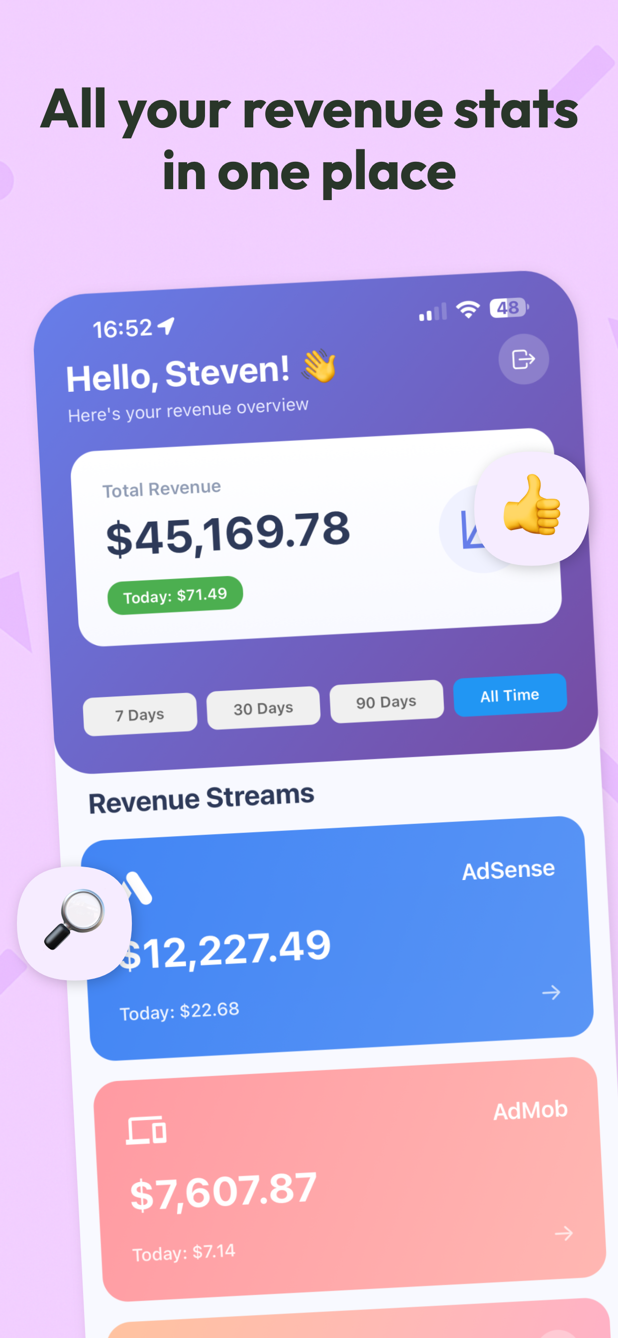 Monetrix - AdSense, AdMob & YouTube Revenue Tracker | All Your ...